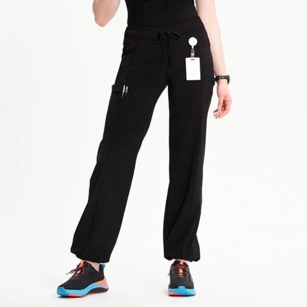 Infinity Women's Rib Knit Drawstring Waist Scrub Pant new with tags size XS